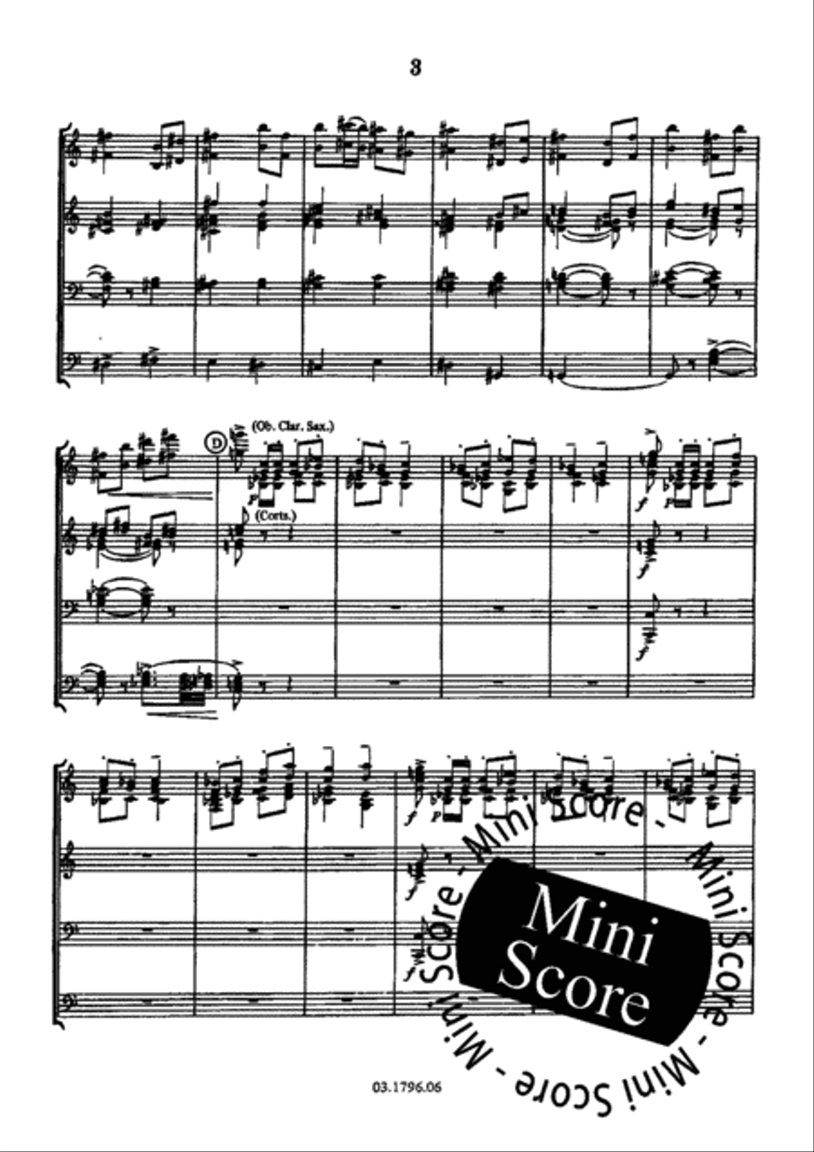 Marche Pour Harmonie ou Fanfare Fanfare Band scores gallery preview page 35
