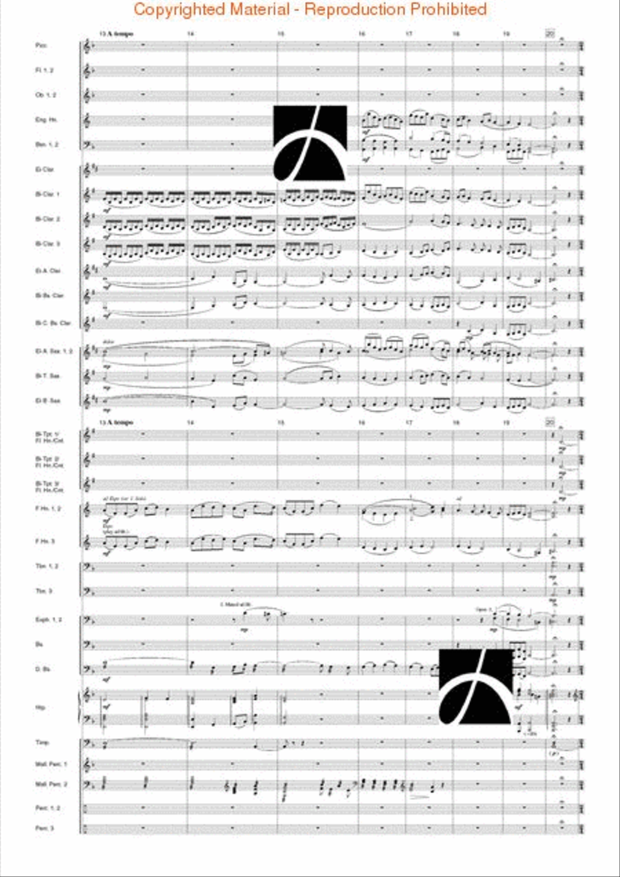 Tanczi Tanczi Concert Band scores gallery preview page 27