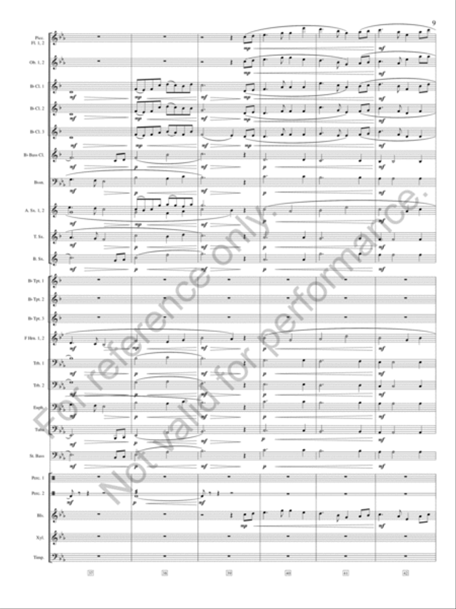 On The Shore of Baffin Bay Concert Band scores gallery preview page 10