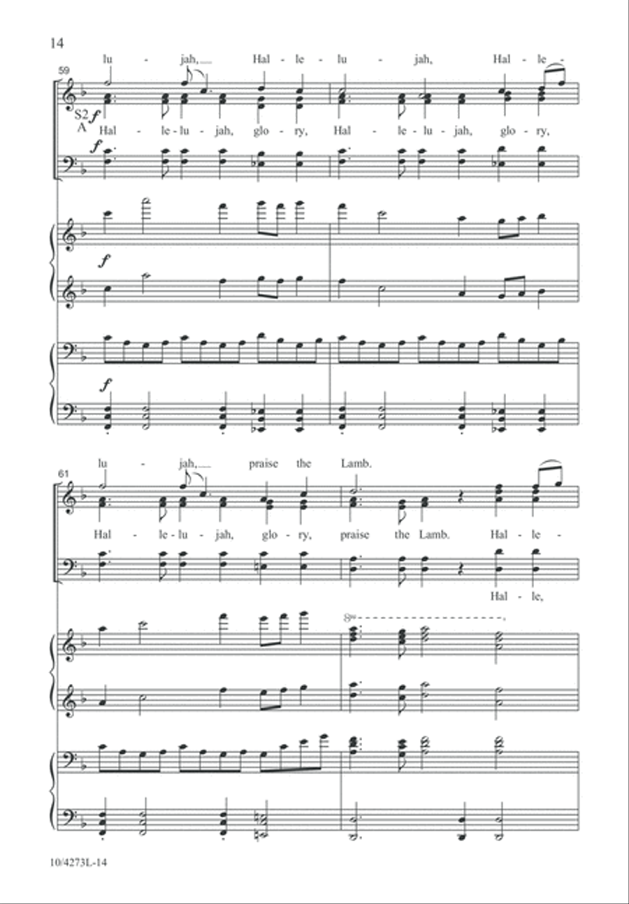 Hark, I Hear the Harps Eternal 4-Part scores gallery preview page 15