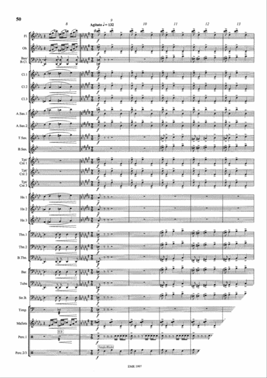 The Mysteries Of Egypt Concert Band scores gallery preview page 22