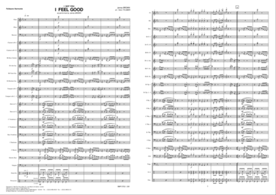 I Feel Good I Feel Good Concert Band scores gallery preview page 2