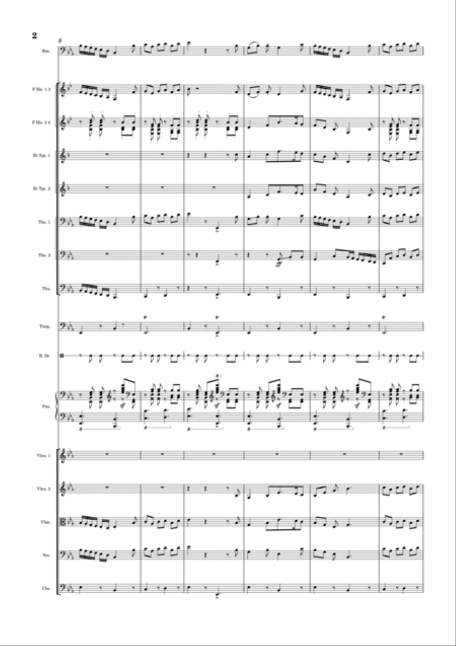 A Trip to the Zoo Movement II Large Ensemble scores gallery preview page 2