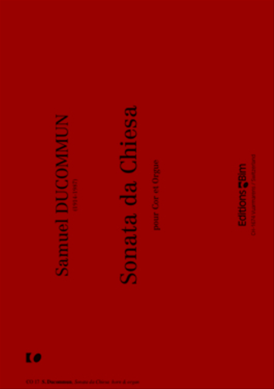 Sonata da Chiesa Horn scores gallery preview page 1