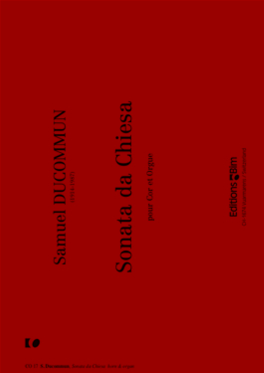 Sonata da Chiesa Sonata da Chiesa Horn scores gallery preview page 1