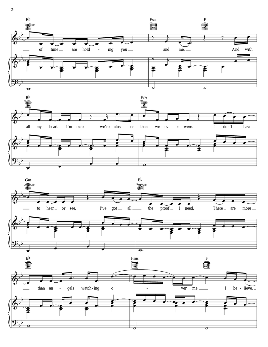 I Believe Acoustic Guitar scores gallery preview page 2