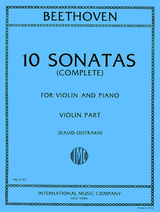 Book cover for Ten Sonatas