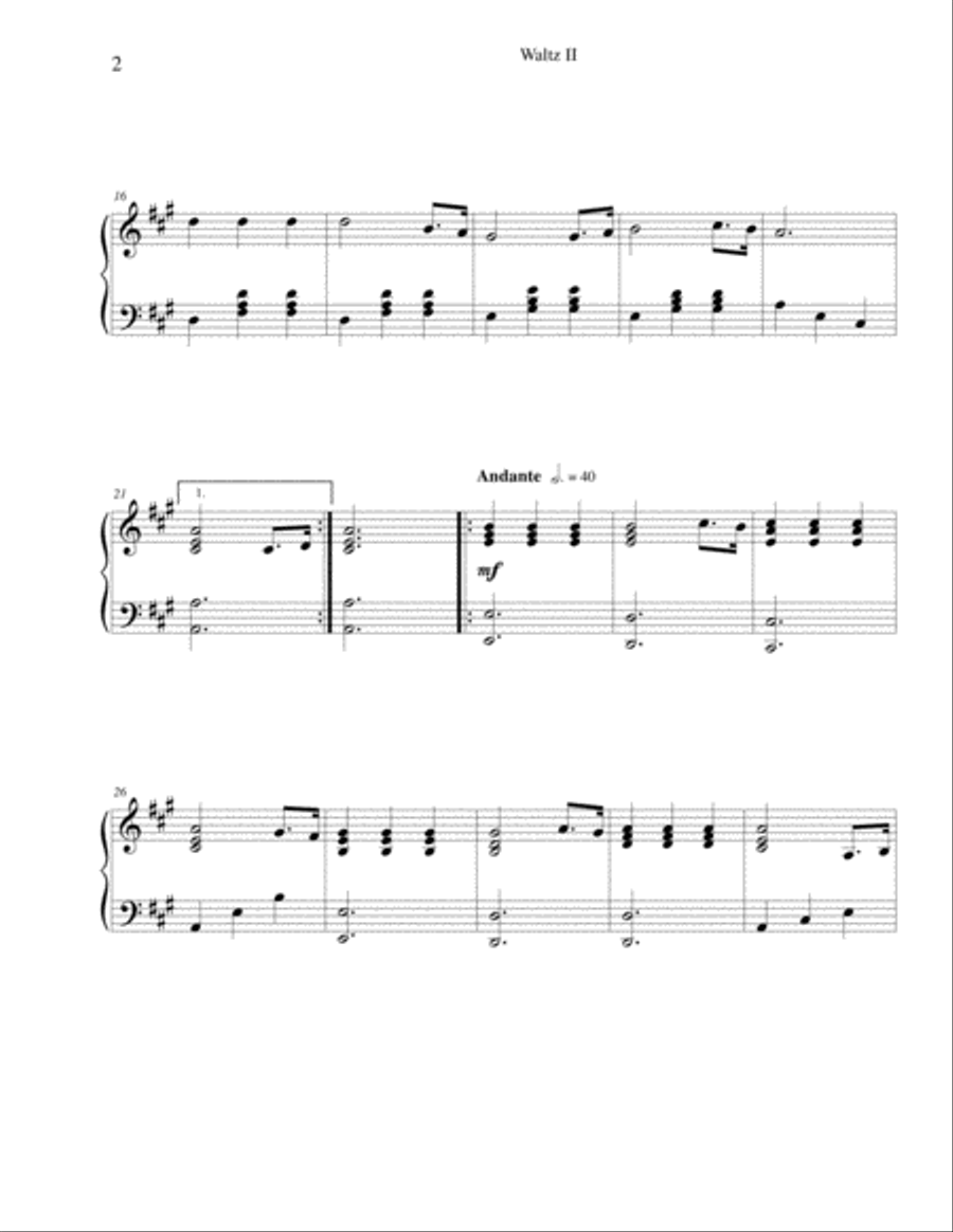 Waltz II Piano Method scores gallery preview page 2
