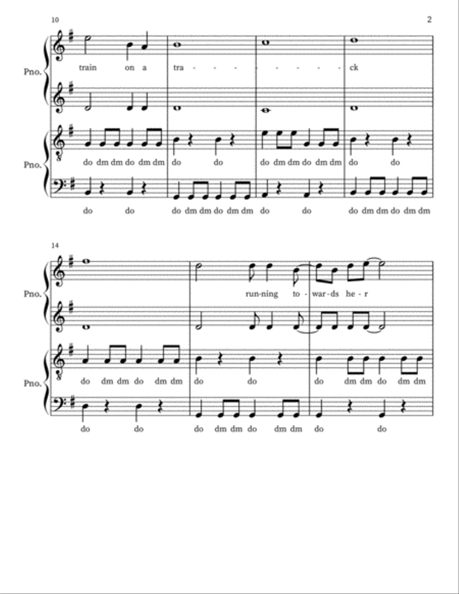 Dog Days Are Over 4-Part scores gallery preview page 2