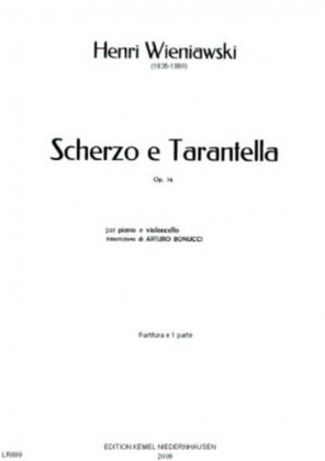 Book cover for Scherzo e tarantella