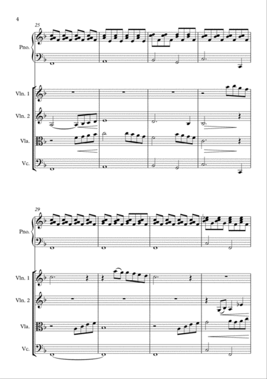 Beauty And The Beast Beauty And The Beast String Orchestra scores gallery preview page 4