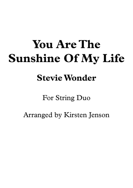 You Are The Sunshine Of My Life image number null