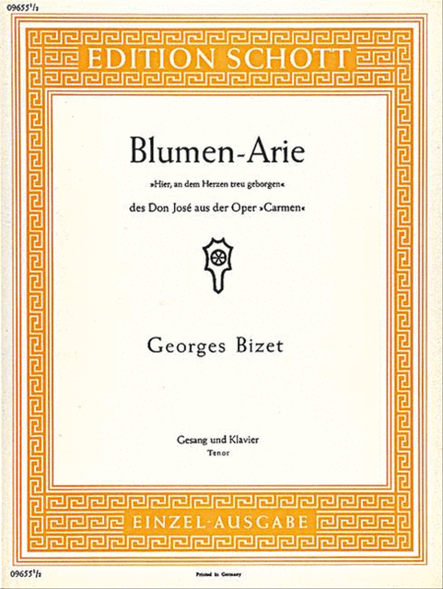 Carmen Hier An Dem Herzen Tenor Tenor Voice scores gallery preview page 1
