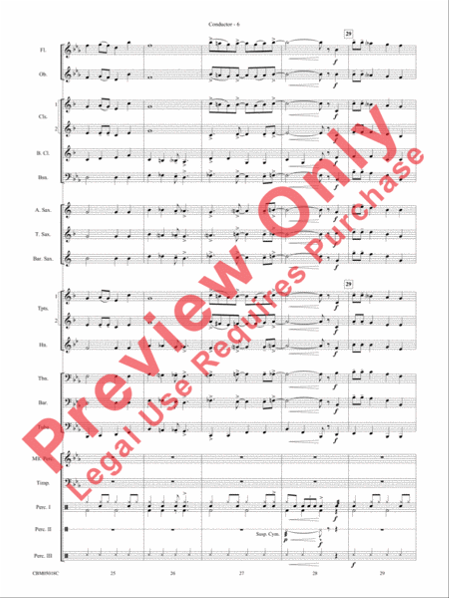 Let It Snow! / Winter Wonderland Concert Band scores gallery preview page 8