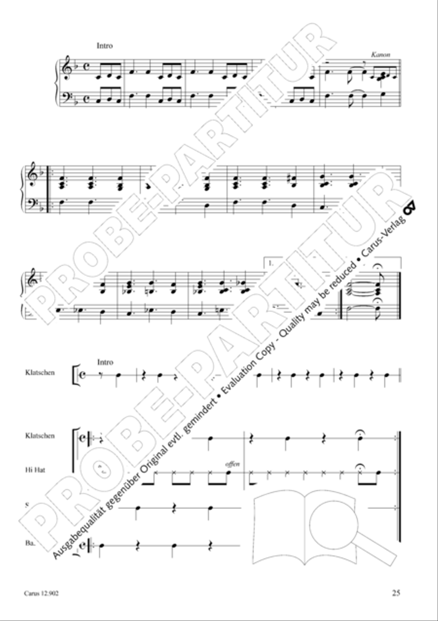 Gute-Laune-Kanons 4-Part scores gallery preview page 26