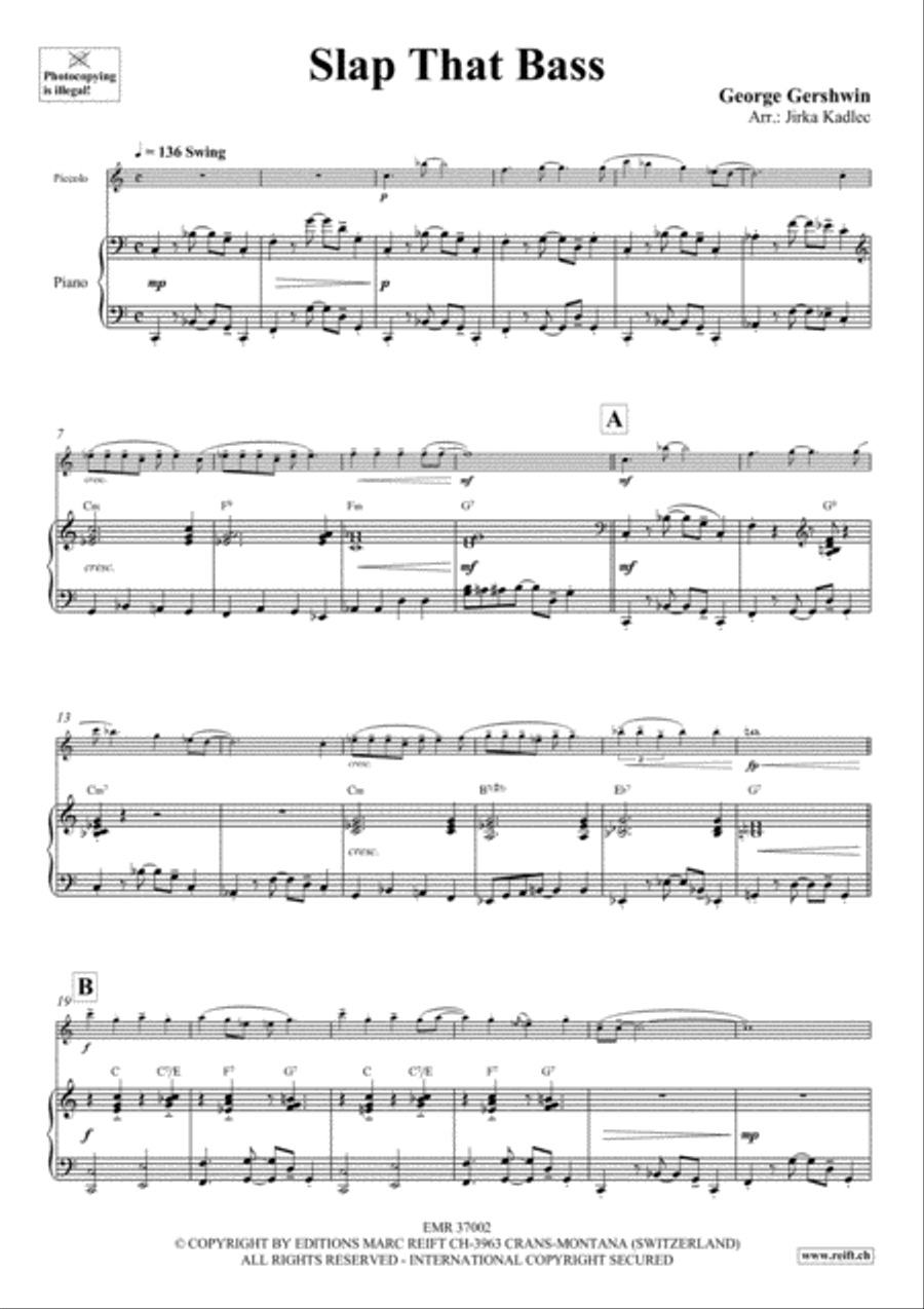 Slap That Bass Piccolo scores gallery preview page 4