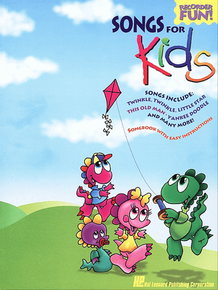 Songs for Kids Songs for Kids Recorder scores gallery preview page 1