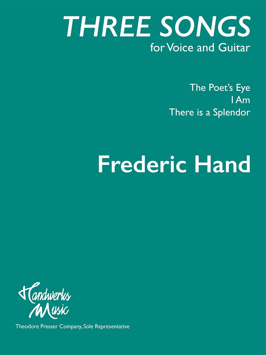 Three Songs for Voice and Guitar Chamber Music scores gallery preview page 1