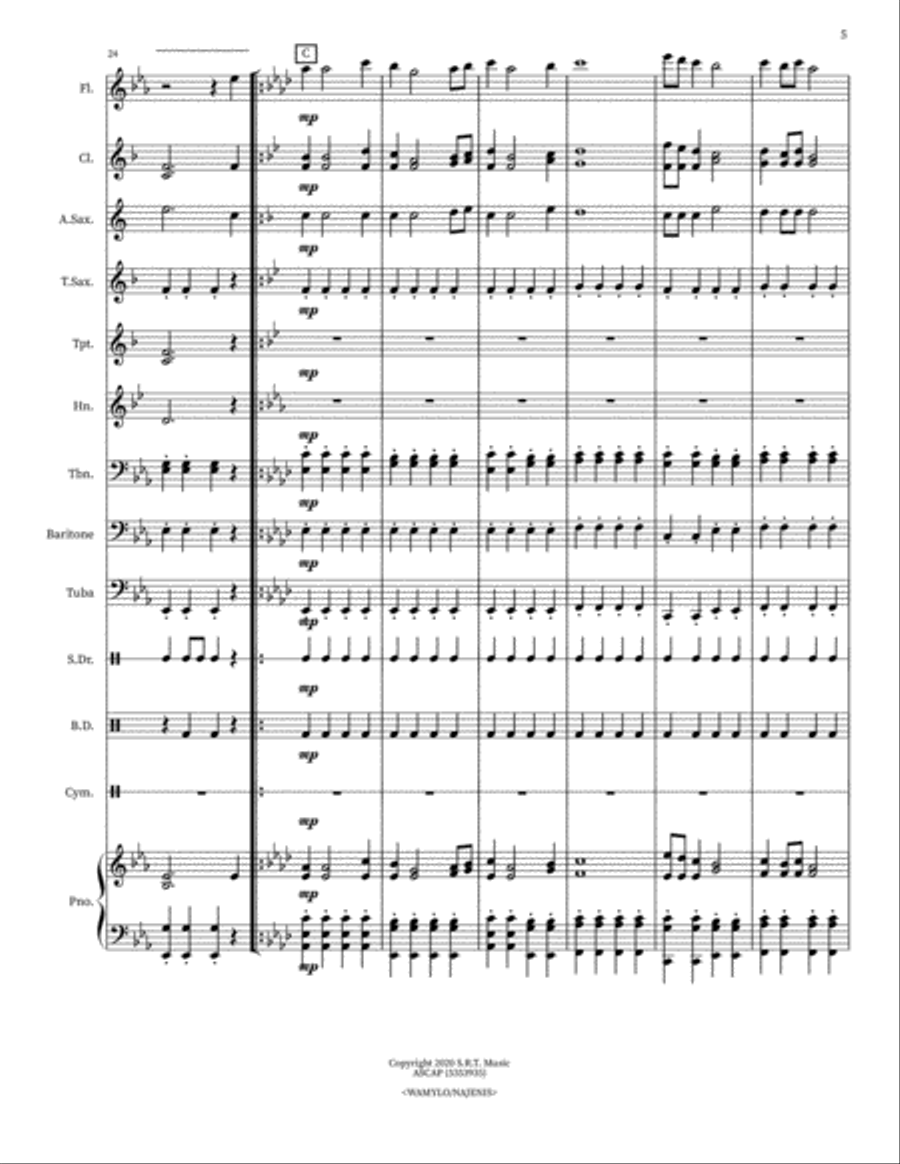 Bayside March Concert Band scores gallery preview page 5
