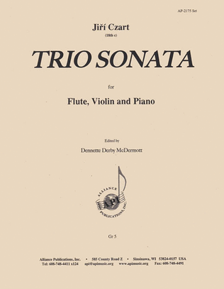 Book cover for Trio Sonata For Fl, Vln, & Pno