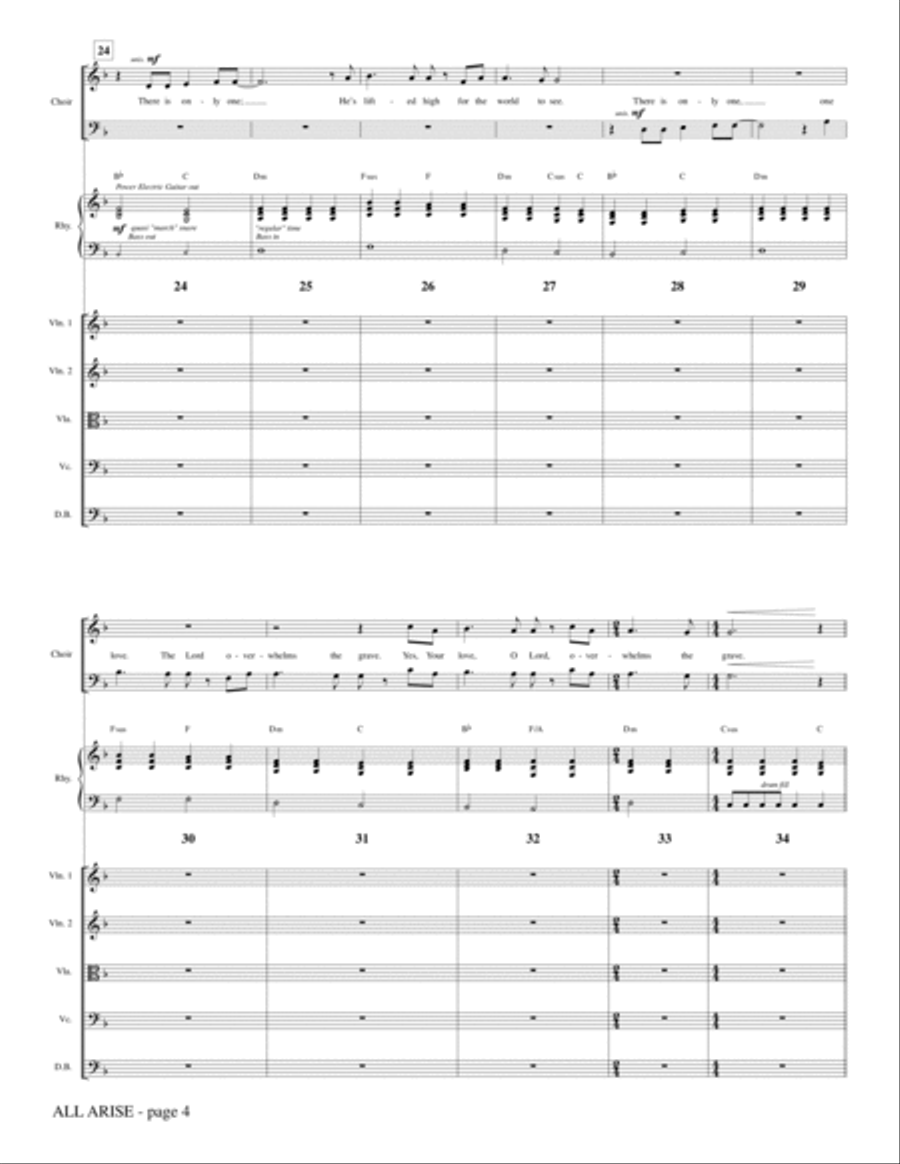 All Arise - Full Score All Arise - Full Score Choir scores gallery preview page 4