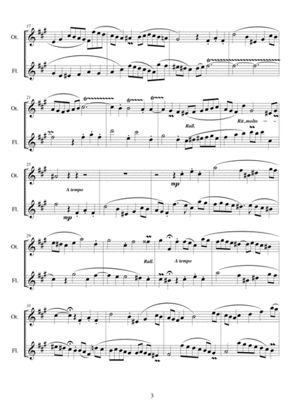 Concertino Classico - 6 Pieces for Flute and Piccolo image number null
