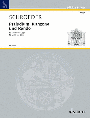 Book cover for Präludium, Kanzone und Rondo