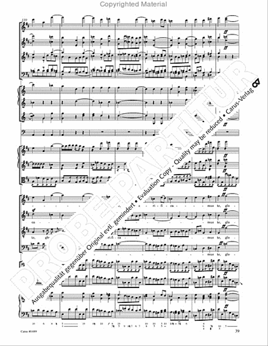 Missa solemnis Missa solemnis 4-Part scores gallery preview page 55