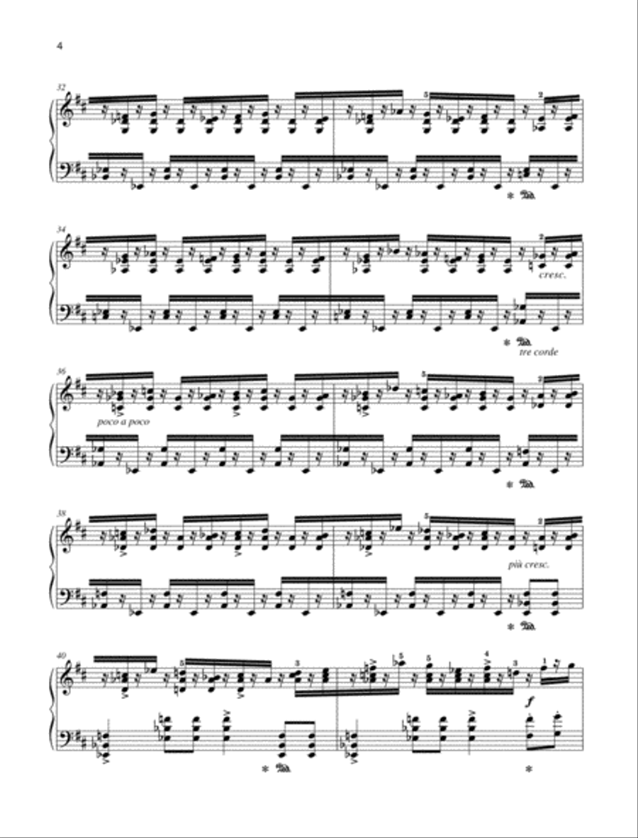 Wedding Day at Troldhaugen, Op. 65 No. 53 Piano Solo scores gallery preview page 3