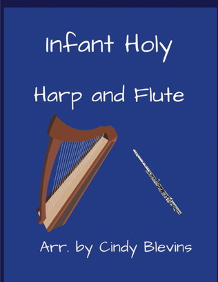 Book cover for Infant Holy, for Harp and Flute