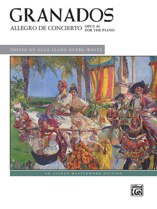 Book cover for Granados -- Allegro de Concierto, Op. 46
