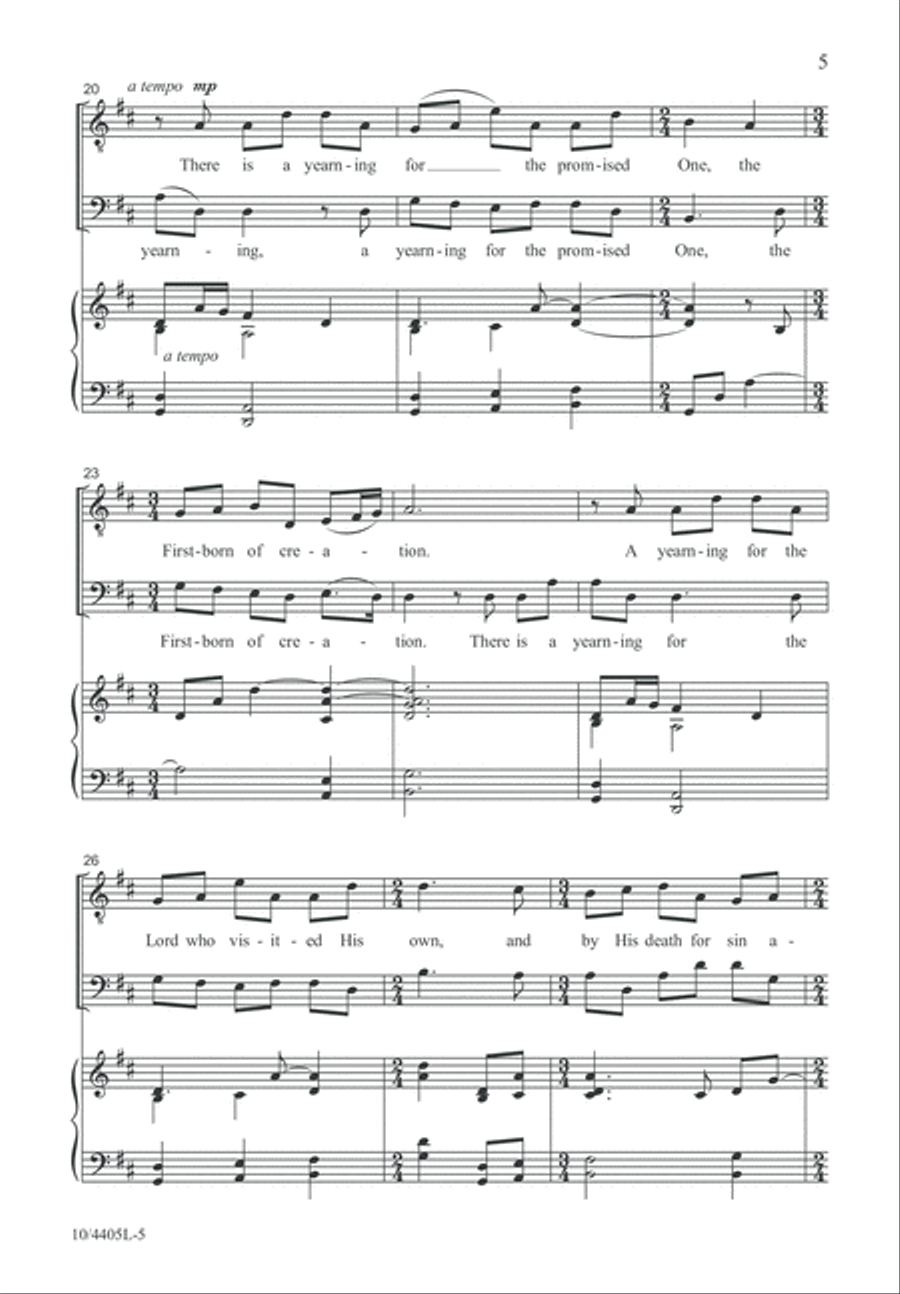 The Yearning The Yearning TTBB scores gallery preview page 5