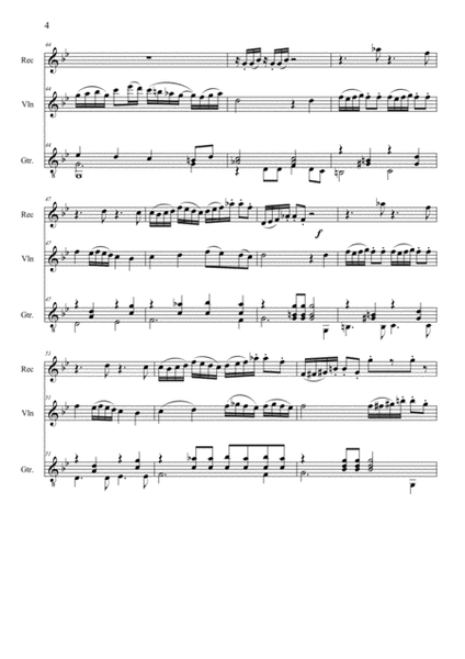 Variations on Ikh bin e meidel in de Joren (Trio for Alto Recorder, Violin & Guitar) image number null