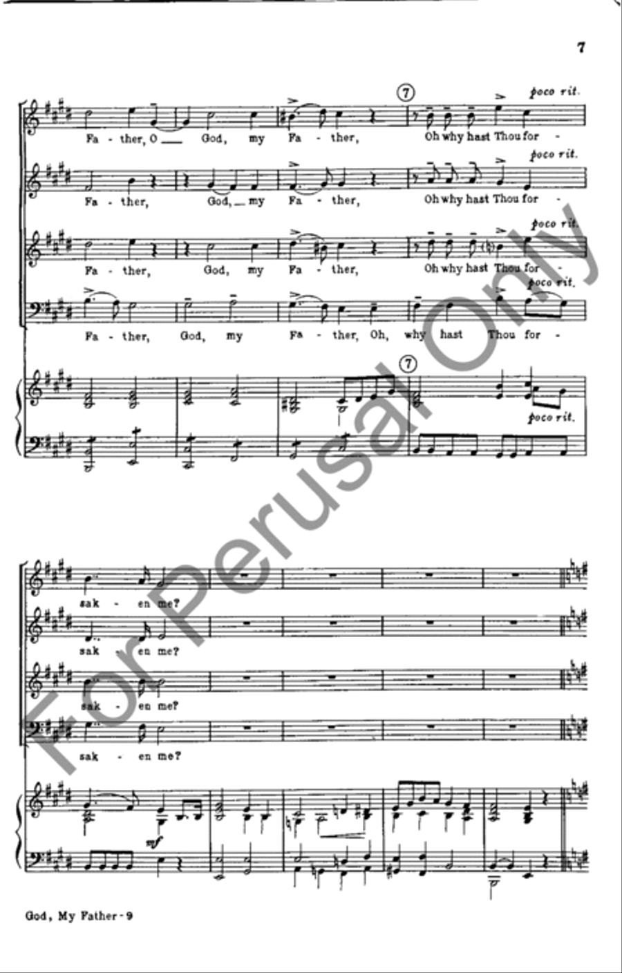 God, My Father God, My Father 4-Part scores gallery preview page 6