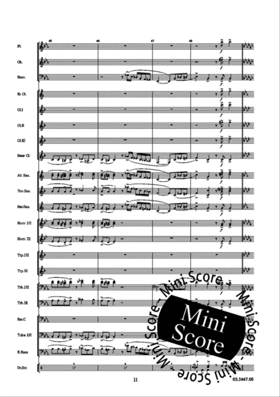 Happy Days Are Here Again Big Band scores gallery preview page 16