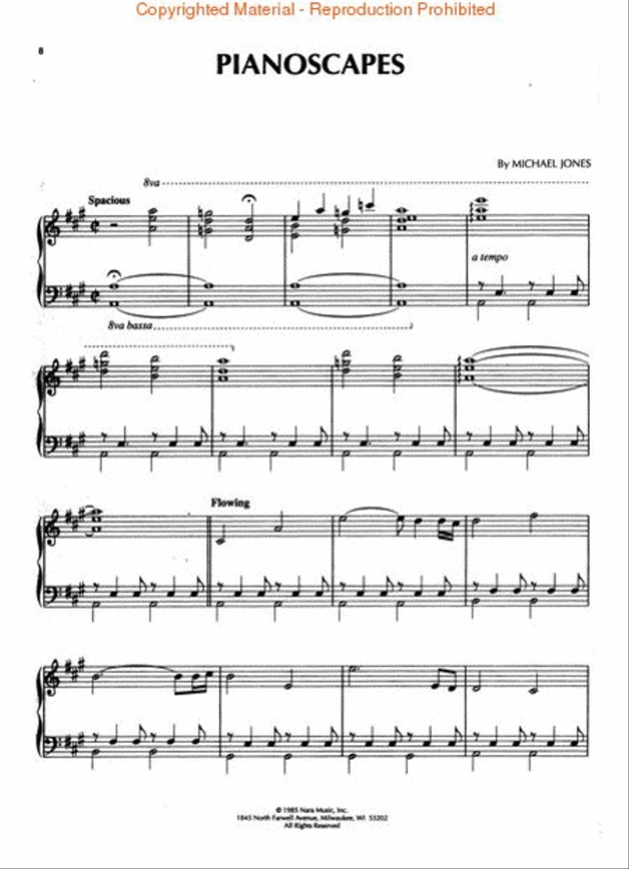 Narada® New Age Piano Sampler Piano Solo scores gallery preview page 3