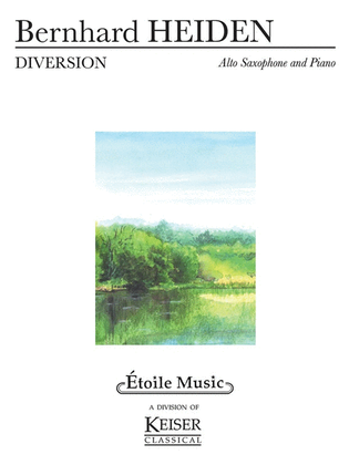 Book cover for Heiden - Diversion Alto Sax/Piano
