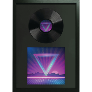 Album & Vinyl Collector Frame – Black