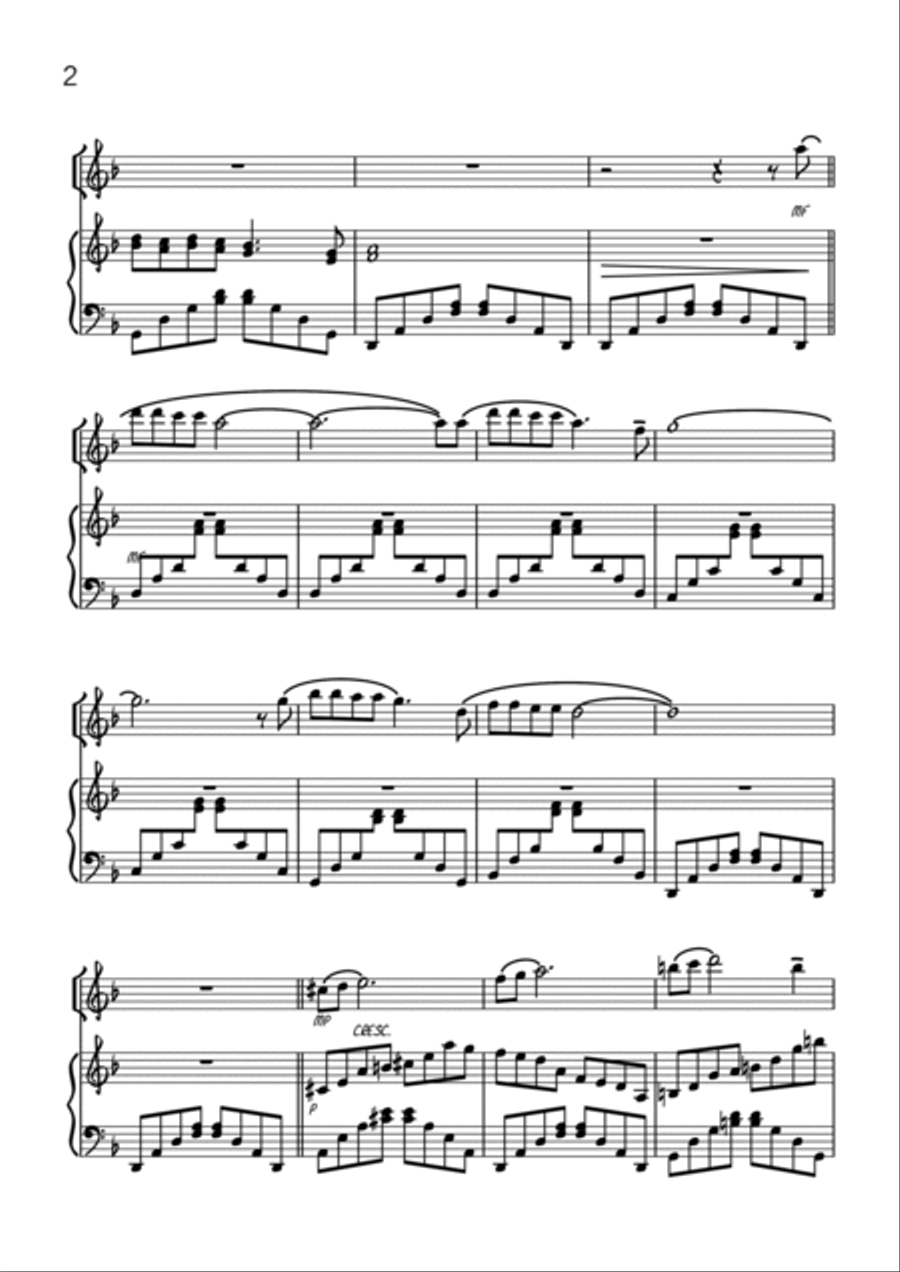 Walking In The Air Walking In The Air Flute Solo scores gallery preview page 2