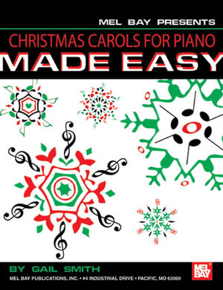 Book cover for Christmas Carols for Piano, Made Easy