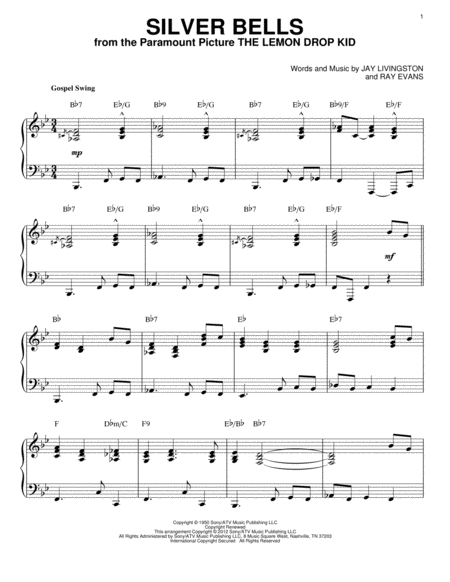 Silver Bells [Jazz version] (arr. Brent Edstrom)