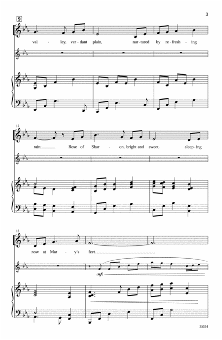 Rose of Sharon 4-Part scores gallery preview page 3