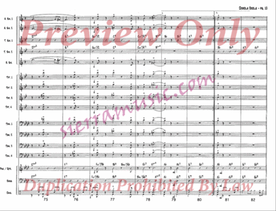 Doodle Oodle Jazz Ensemble scores gallery preview page 11