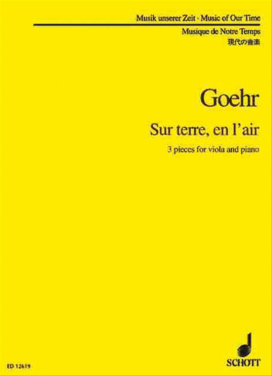 Sur Terre en l'Air Piano Accompaniment scores gallery preview page 1