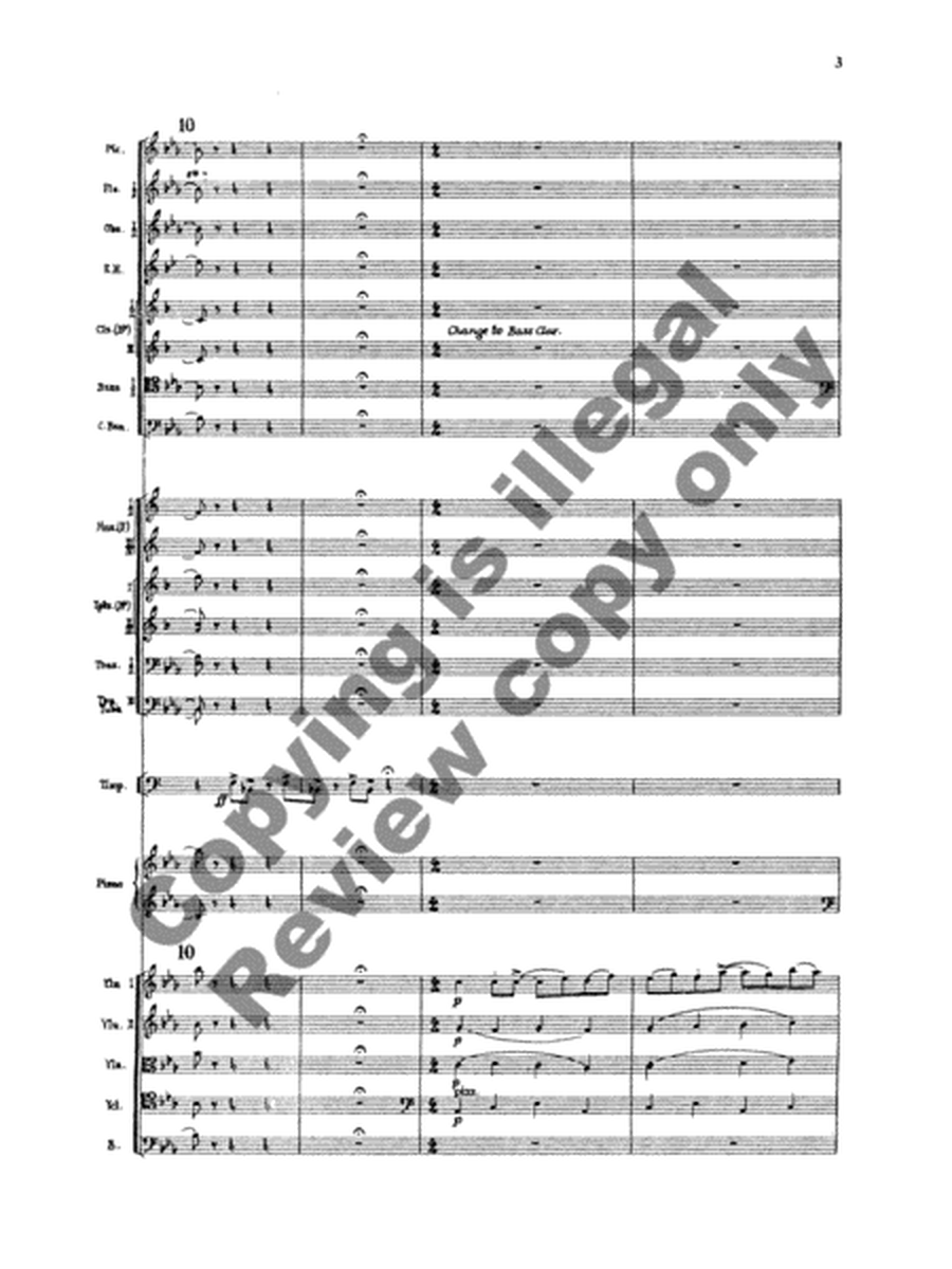 Jubilation, An Overture (Additional Orchestral Score)