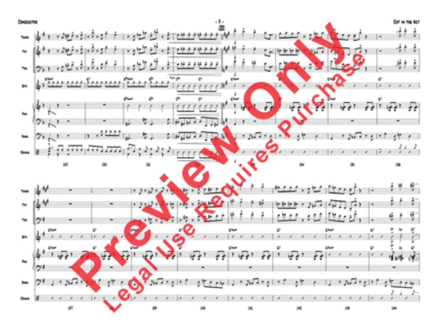 Cot in the Act Jazz Ensemble scores gallery preview page 12