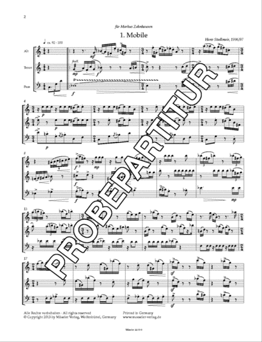 Intermezzi Recorder scores gallery preview page 3
