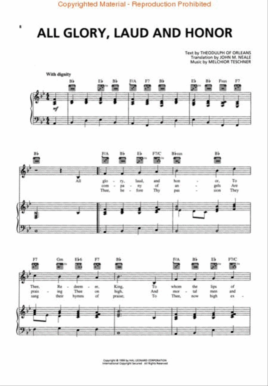 The Big Book of Hymns Piano, Vocal, Guitar scores gallery preview page 3