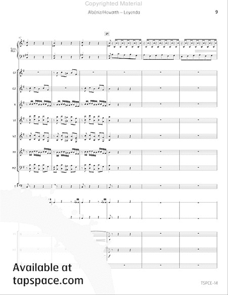 Leyenda Percussion Ensemble scores gallery preview page 12