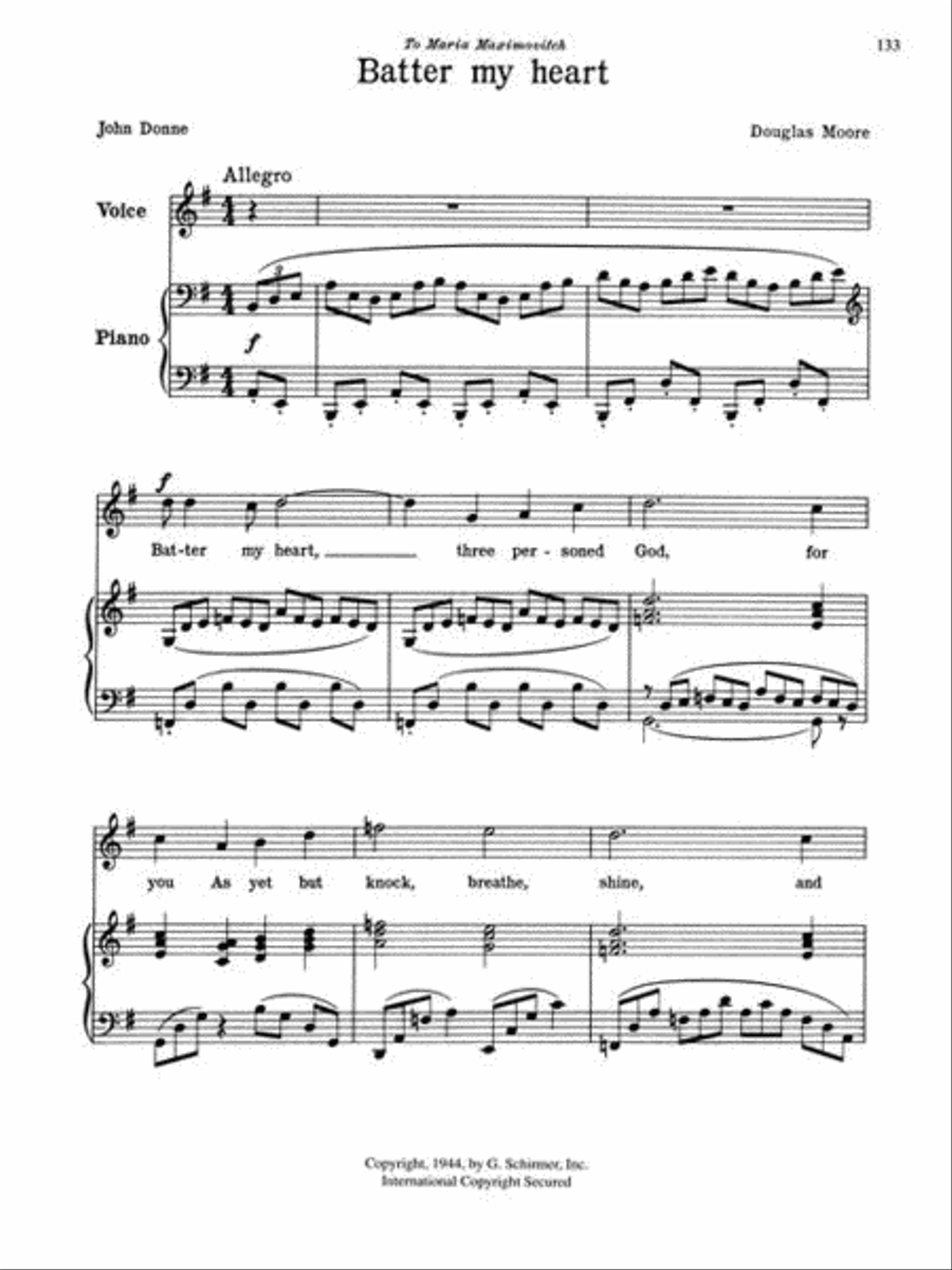 Romantic American Art Songs - High Voice